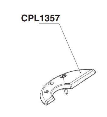 RIB CPL1357 MANOPOLA SBLOCCO SX BOSS