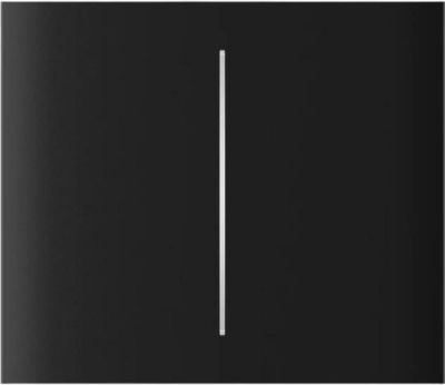 AJAX 83443 CenterButton (2-gang) vertical [55] ASP black