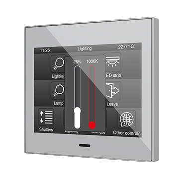 ZENNIO ZVIZ35V3C Z35 v3. Capacitive touch panel - Champagne