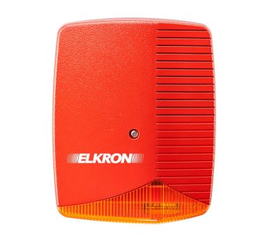 ELKRON FIRE 80HS7800121 HPA700MF Sirena autoalimentata da esterno in alluminio pressofuso con flash di segnalazione