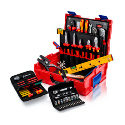 00 21 19 LB E KNIPEX L-BOXX Electro 63 pieces