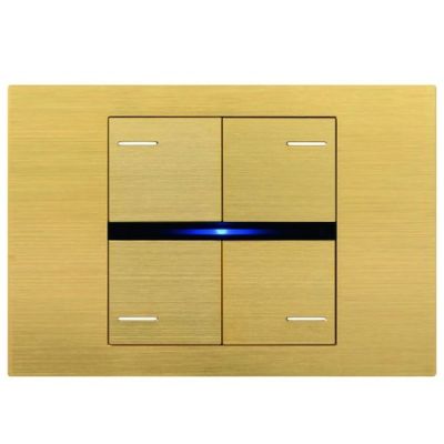 EELECTRON BK04MT-GO KIT 4 SQUARE KEYS METAL GOLD - LINE