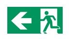 COOPER CSA LIGHTING 40071351587 Pictogram for 46011 Left LED