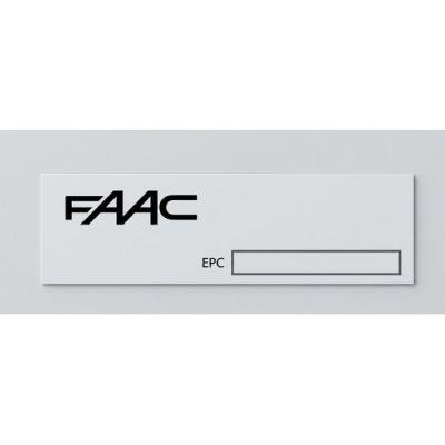 FAAC 786393 TAG ADESIVO PARABREZZA PER SPEN