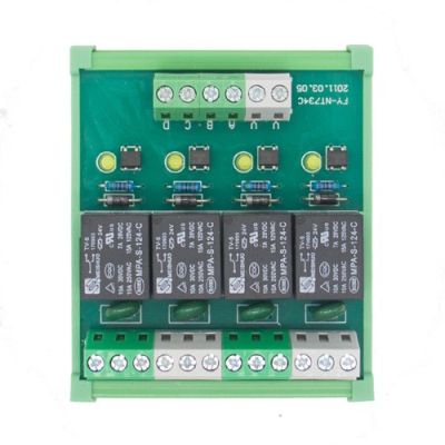 MARSS MH-NT734-C Modulo a 4 Rele' montaggio guida DIN