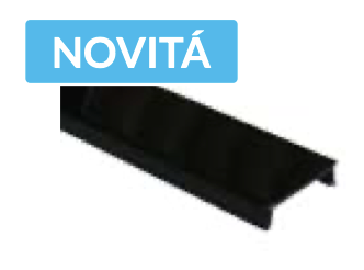 LEDCO PR940/NE/1 SCHERMO DA CANTIERE BIN.MAGNETICO NERO 1MT