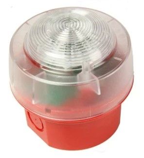 NOTIFIER CWST-RR-W5 SEGNALATORE OTTICO IP65 CON LED ROSSO EN54-23