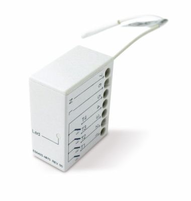 NICE TTX4 Flush-mounted transmitter with mains power supply, 4 channels