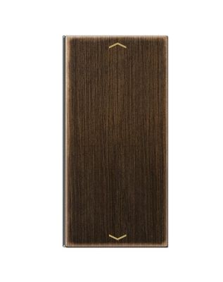 JUNG ME2402TSAPAT Copritasto per modulo sensore 2 canali-c. simb. mod. LS990- ottone anticato