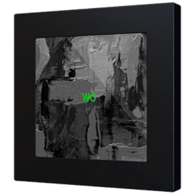ZENNIO ZVIFR55X1A FLAT RGB 55 X1. CAPACITIVE GLASS BUTTON