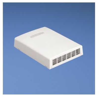 PANDUIT NK6BXIW-AY NK 6-Port Surface Mount Box- Off White