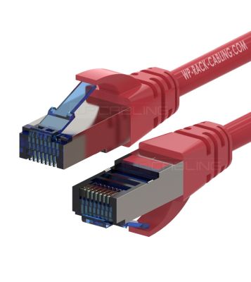 WP RACK WPC-PAT-5F010R CAT 5e F-UTP PATCH CABLE 1.0m RED
