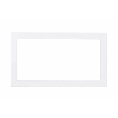 EELECTRON PO71A71PL-1 PLACCA DOPPIA 2X71 PLASTICA VERNICIATA BIANCO