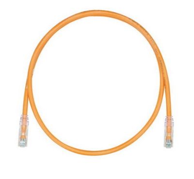 PANDUIT UTPSP4MORY Copper Patch Cord- Cat 6- Orange UTP Cable- 4 Meter