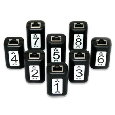 SOFTING 226528 Set of 8 (#1 - #8) Wiremap Identifiersfor CableMas