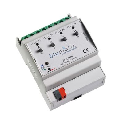 BLUMOTIX BX-DM05 Attuatore KNX analogico multifunzione 4 canali