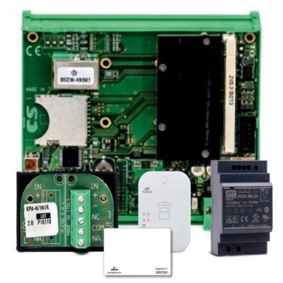 PLEXA KC-KIT02 Kit base di controllo accessi fino a 4 varchi comp