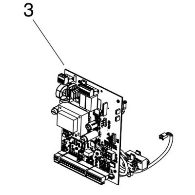 FAAC SPARE PARTS 63003530 E781S LC 230V BOARD