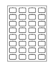 EELECTRON 9025ISA-1 9025 PULSANTE CAPACITIVO KNX, BIANCO  SET ICONE - A BLANK - 32 ICONE