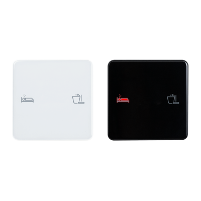 ELSNER 71332 KNX eTR DND/MUR Switch, jet black RAL 9005