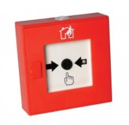 ARITECH INCENDIO DM2080I-N Avvisatore di allarme incendio a rottura vetro completo di modulo di indirizzamento