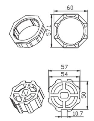 CAME 001YK5104 OCTAGONAL 59x0.7MM