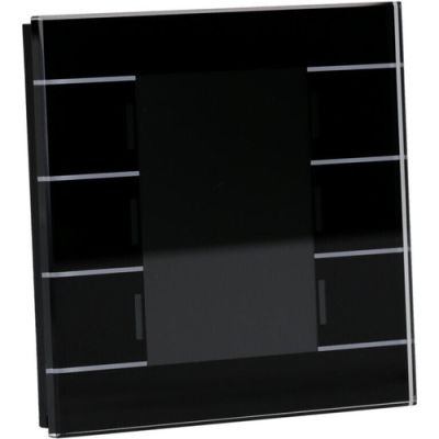 MDT BE-GT20S.02S 6-function display glass button, black