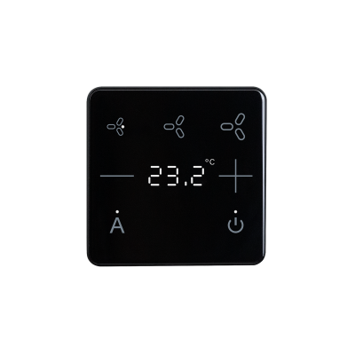 ELSNER 71324 KNX eTR 102 FC, jet black RAL 9005 Room Temperature
