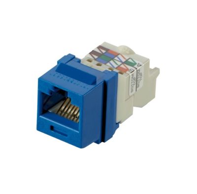 PANDUIT NK6TMBU NK Cat 6 UTP Jack Module- TP Style- Blue