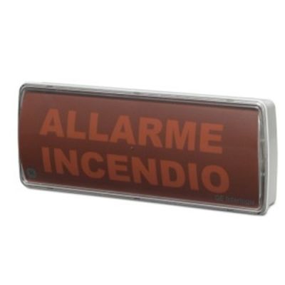 ARITECH INCENDIO GRP25L-AIP65 Pannello ottico/acustico autoalimentato completo d