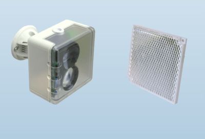 SETRONIC ES50 Rilevatore Lineare di Fumo, range di funzionamento 2 ÷ 50 m