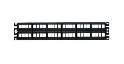PANDUIT NKFP48Y NK Modular Patch Panel- Flat- 48 Port- 2 RU