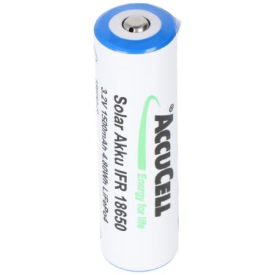 LIXIT BTLF032152W186510 LiFePO4 battery 3.2V - 1.5Ah SIZE 18650. 3 POLES