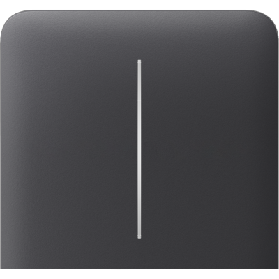 AJAX 83445 CenterButton (2-gang) vertical [55] ASP graphite