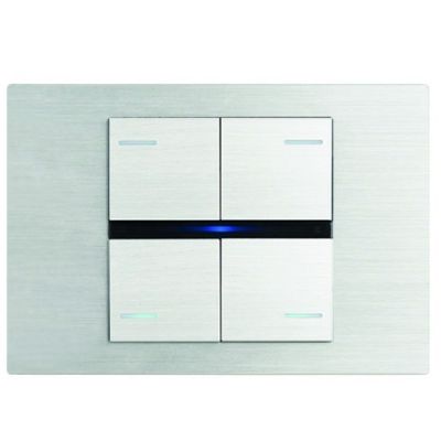EELECTRON BK04MT-SH KIT 4 SQUARE KEYS METAL SILVER - LINE