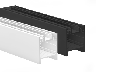 LEDCO PR561/NE PROFILO SUPERFICIE 36x18 2MT. NERO