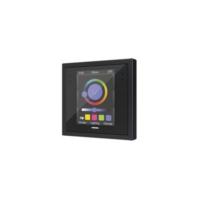 ZENNIO ZVIZ28A Z28 capacitive touch panel with 2.8” backlit display, anthracite