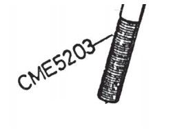 RIB CME5203 FILLET TIE ROD. RAPID S/N (Z=8MC)