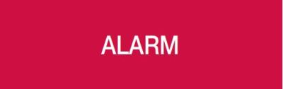 COOPER CSA INCENDIO CSA08667W DICITURA SERIE 55XX "ALARM"