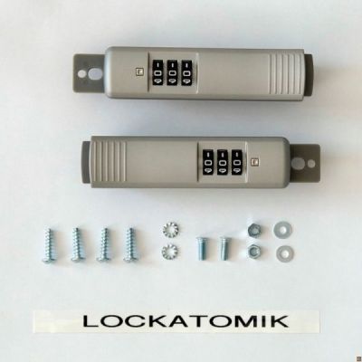 GT LINE LOCKATOMIK 2 combination padlocks for ATOMIK CASES -