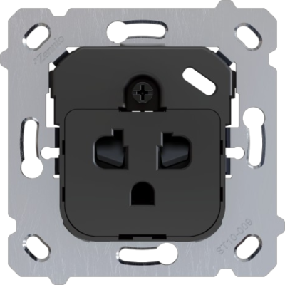 ZENNIO ZS55IEUAS ZS55. Euro-American socket insert (without cover Z