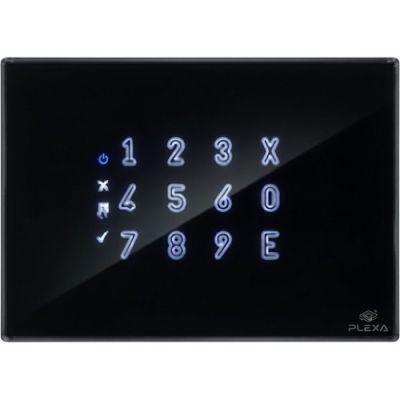 PLEXA KPS-ION-FT Mifare 13.56 MHz peripheral and gold glass keyboard