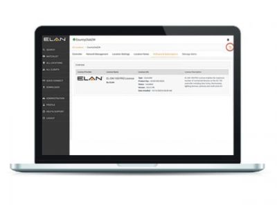 ELAN EL-SW-100-PRO Software EL-SW-100-PRO License for EL-SC-100 CONTROLLER