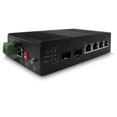 ELMO SW08 Switch PoE industriale managed su barra DIN con ra