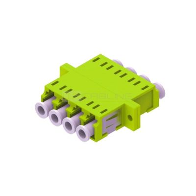 WP RACK WPC-FA5-LC0202 LC-LC OM5 Quad Adapter, Multimode,Plastic housing,