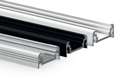 LEDCO PR100 PROFILO SUPERFICE 10 MM 2 MT.ANODIZZATO