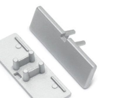 LEDCO EN650 TAPPO PROFILO PR650 BI-EMISS. SILVER PZ.01 C/FORO