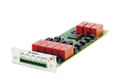 ARITECH INCENDIO EST-XCTRLINE-4 Scheda 4 linee di altoparlanti indipendenti 100V per slot di controllo di ogni untà CPU per sistemi EVAC modulari
