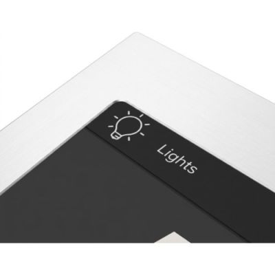 THINKNX PICCOLOF_W_AL Cornice BIANCA in alluminio verniciato matte per P