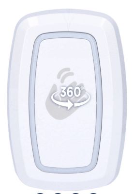 CDVI TTHS2641E1B Radio trasmettitore bianco a sfioramento 1 canale